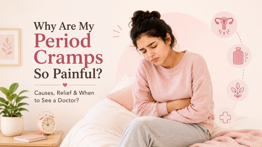 Why Are My Period Cramps So Painful? Causes, Relief &amp; When to See a Doctor?